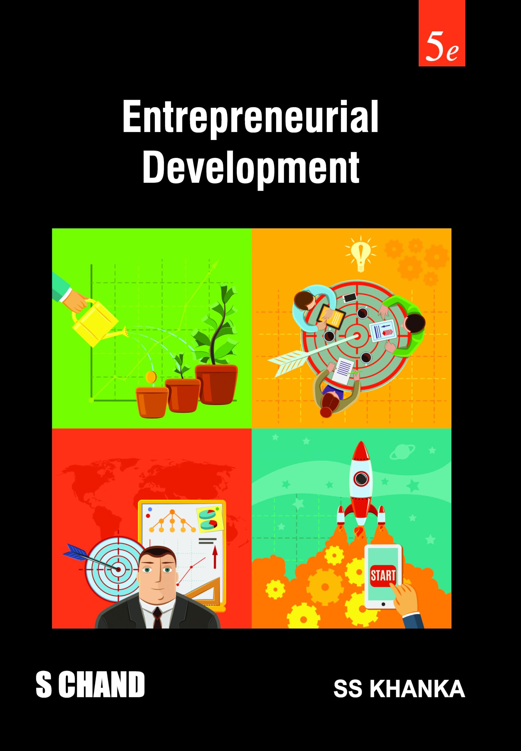 Entrepreneur Development (5th Edition) Book for B.Com., M.Com. and MBA Students | By SS Khanka | Women Entrepreneurship, Intelle