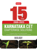 MTG 15 Years Karnataka CET Chapterwise Solutions Biology For 2024 Exam  KCET Previous Year Solved Papers | KCET Medical Entranc