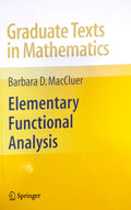 Elementary Functional Analysis (Sae) (Pb 2019)