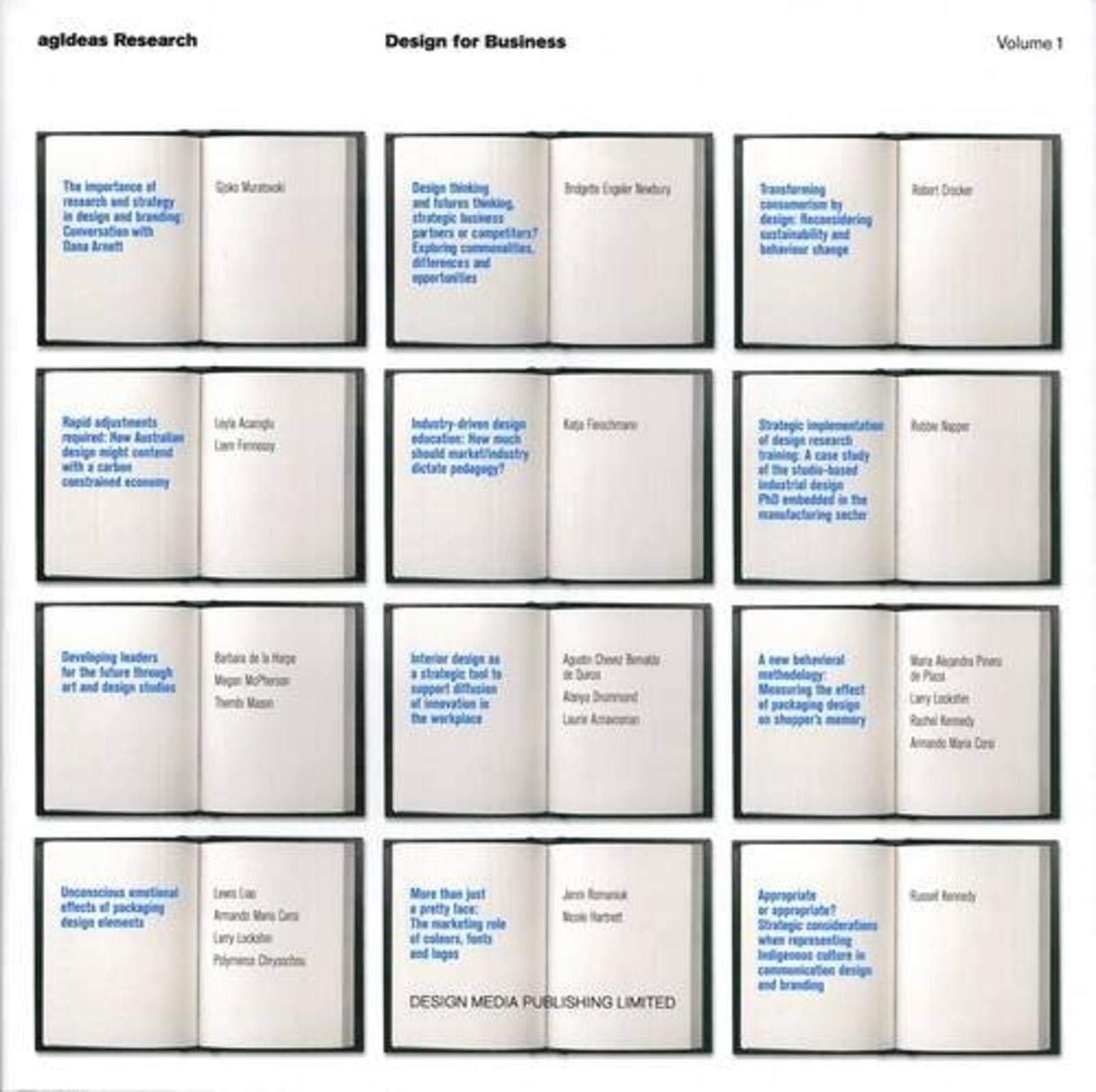 Agideas Research: Design for Business (1): Volume 1