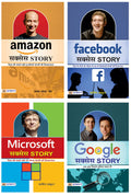 Facebook Success Story + Google Success Story + Microsoft Success Story + Amazon Success Story (Sets of 4 Books in Hindi) [Paper