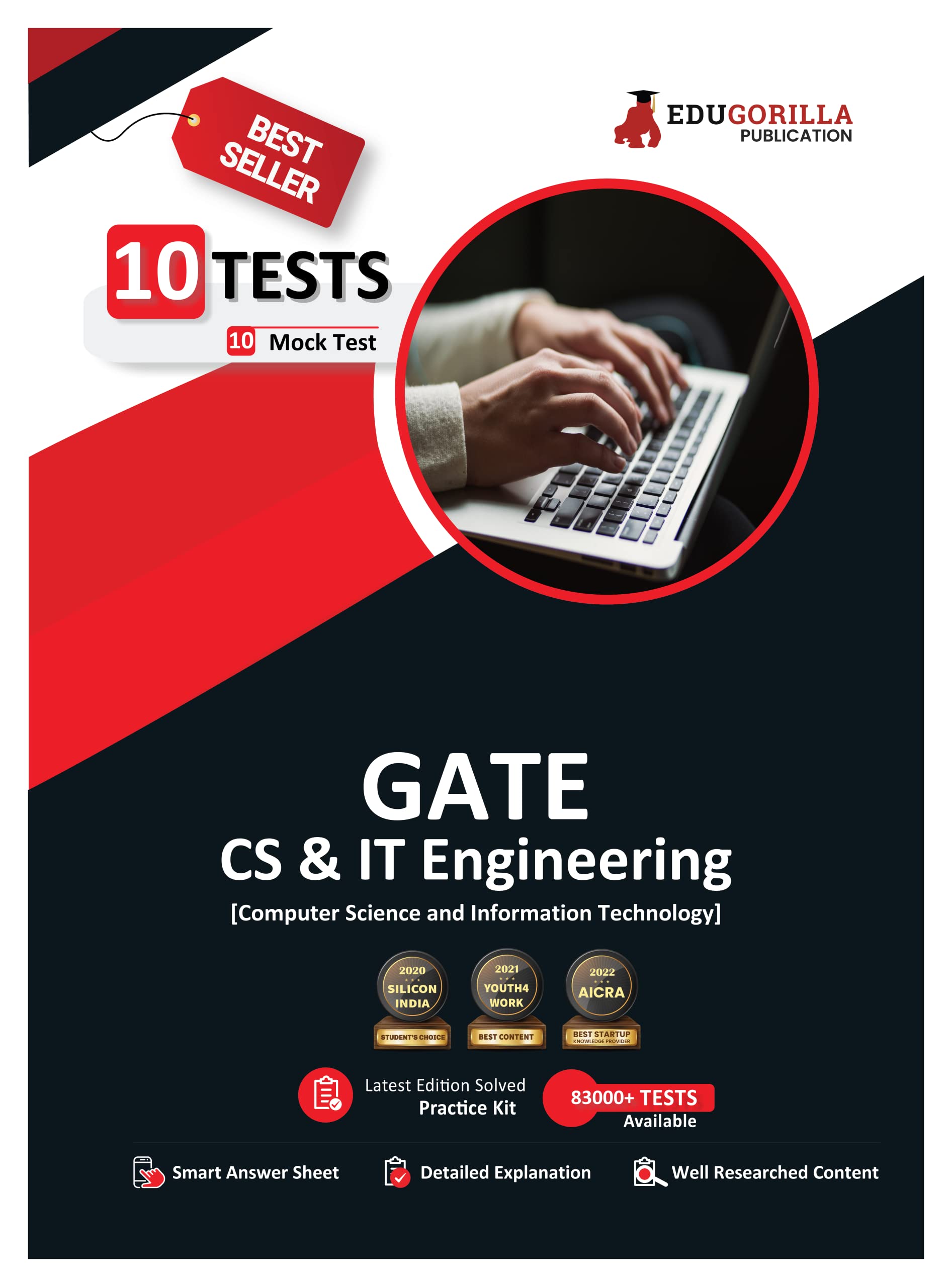 Gate 2024 : Computer Science And Information Technology Book (Cs & It)  10 Full Length Mock Tests (Solved Objective Questions) 