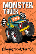 Monster Truck Coloring Book : Drawing of Monster Truck, Cars, Trucks, uscle cars, SUVs, Supercars and more popular Cars Coloring