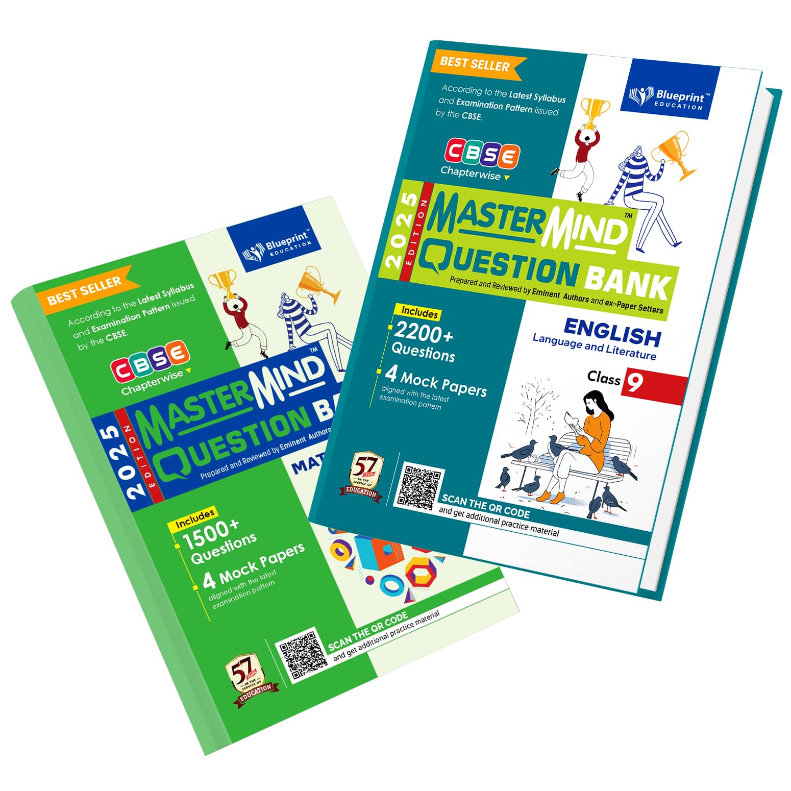 Cbse Question Bank Class 9 Combo English And Mathematics By Mastermind For 2025