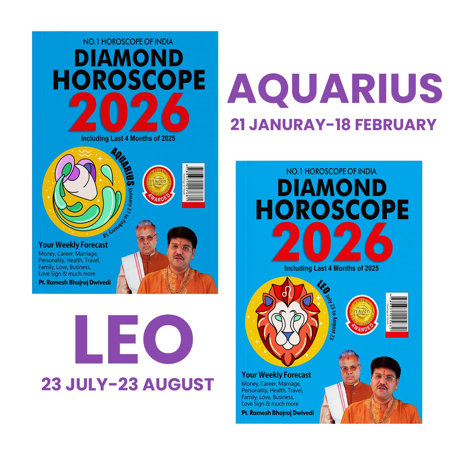 Horoscope 2026 : The Ultimate Zodiac Sun Sign Book For Aquarius + Leo