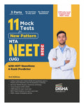 Disha 11 Mock Test Series for New Pattern NTA NEET (UG) 2026 with HOT Questions & Rank Predictor 3rd Edition | Physics, Chemistr