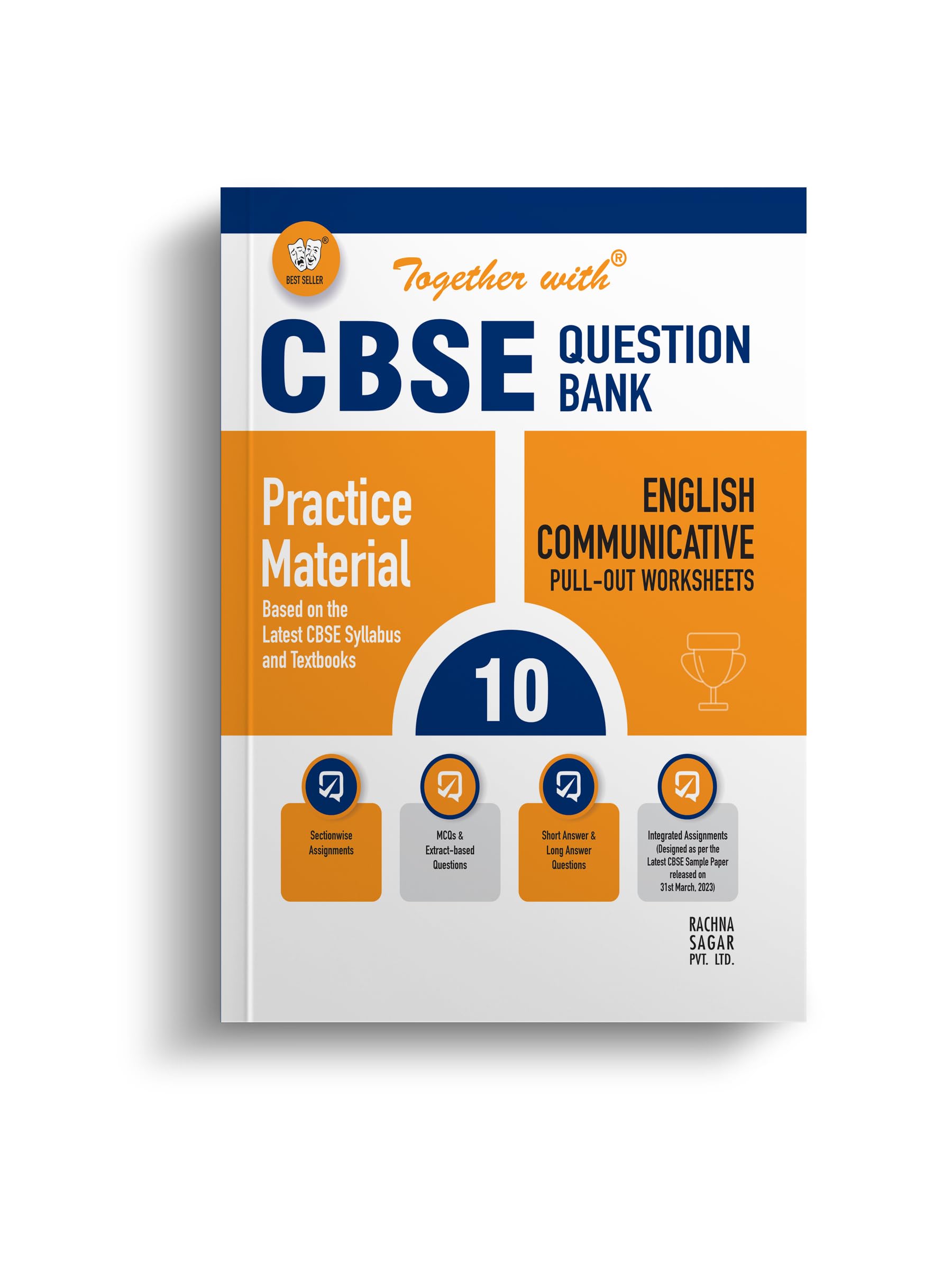 Together with CBSE Question Bank Class 10 English Communicative POW with Sample Paper for Exam 2024 (Chapterwise & Topicwise)