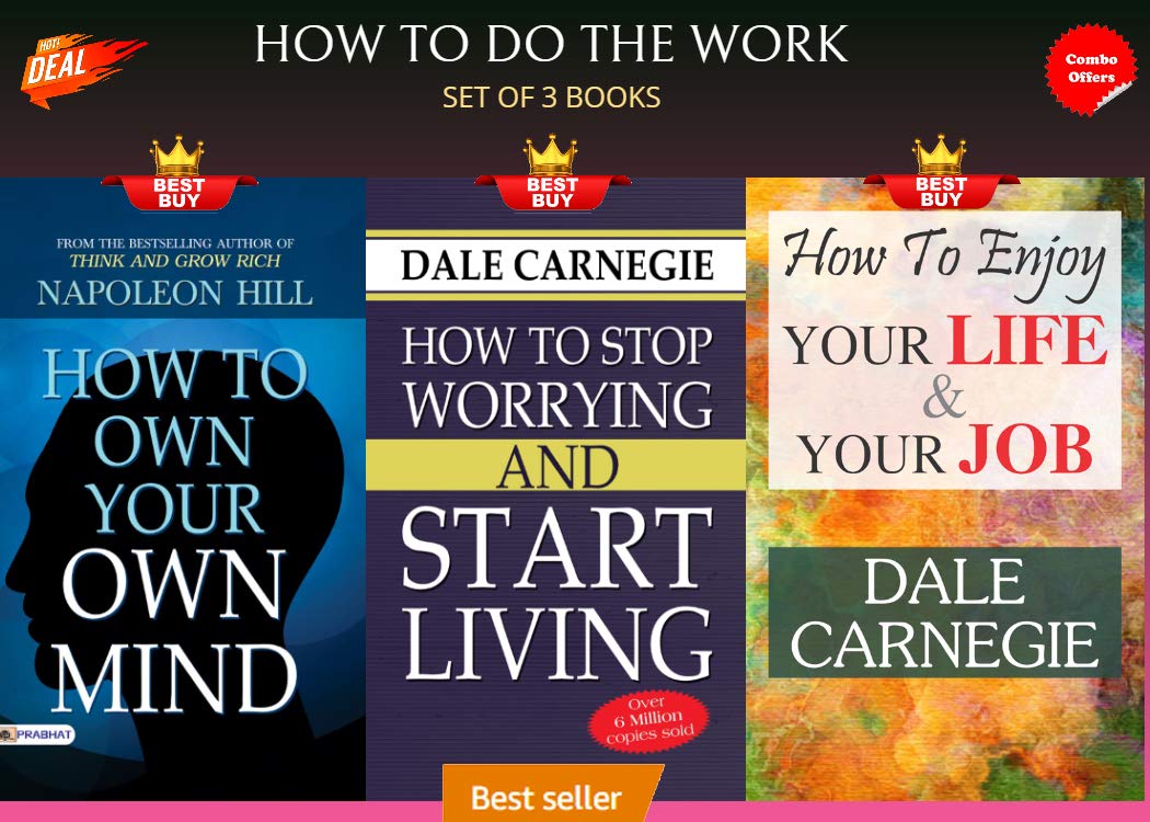 How to Do the Work Combo: Set Of 3 books