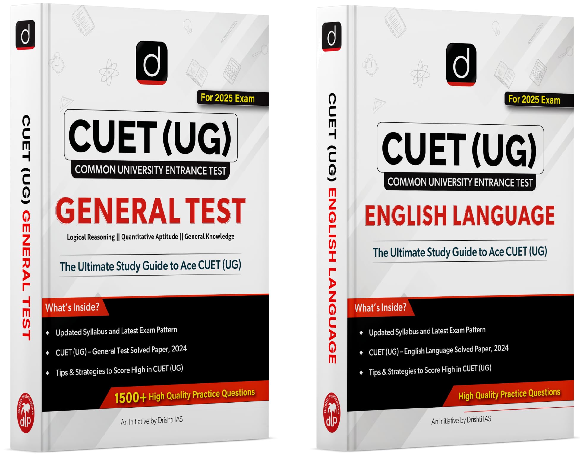 Combo Of Cuet General Test & Cuet English Language| Drishti Cuet | Central Universities Exam Books