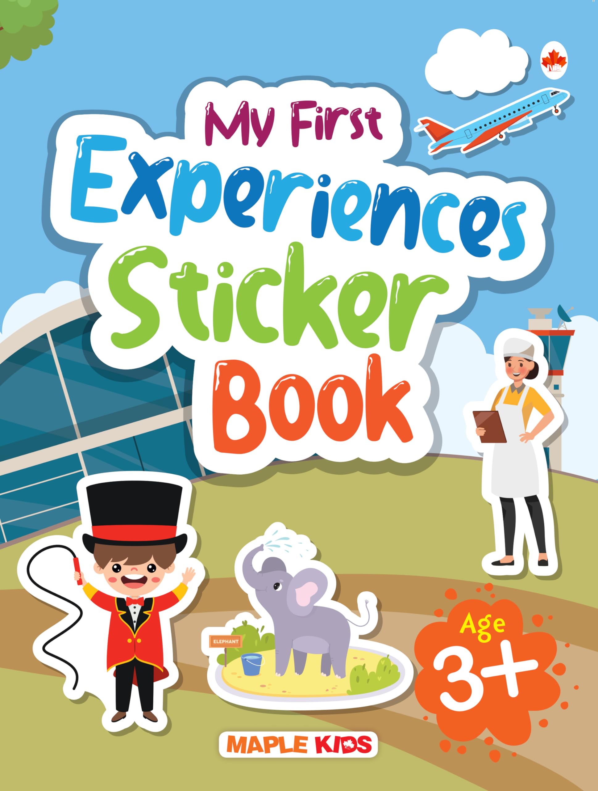 My First Sticker Book  Experiences  Activity Book for Kids with 80+ Stickers  Stickers for Children  Age 3+ Years  School, 