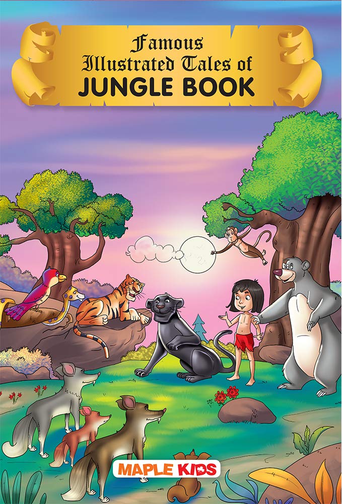 Jungle Book (Illustrated)  Adventures of Mowgli  Story Book for Kids  Bedtime Stories  Book for Kids 6+ Years Old  Read Alo