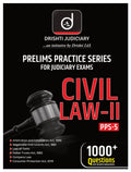 Drishti Judiciary (Pps5) Civil Law  Ii | English | Arbitration | Ni Act | Law Of Torts | Trusts Act | Company Law | Consumer P