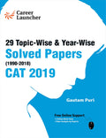 Cat (Common Admission Test) 2019  29 TopicWise & YearWise Solved Papers (19902018)