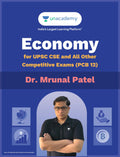 Economy for UPSC Civil Services Examination and All Other Competitive Exams (PCB 12) by Dr. Mrunal Patel | English | 1st Edition