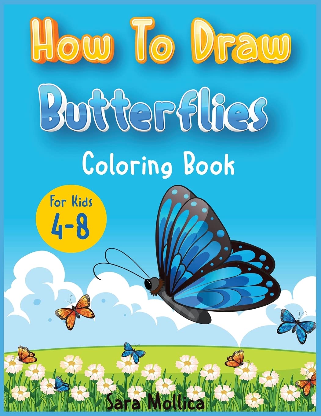 How to draw Butterfly coloring book for kids 48