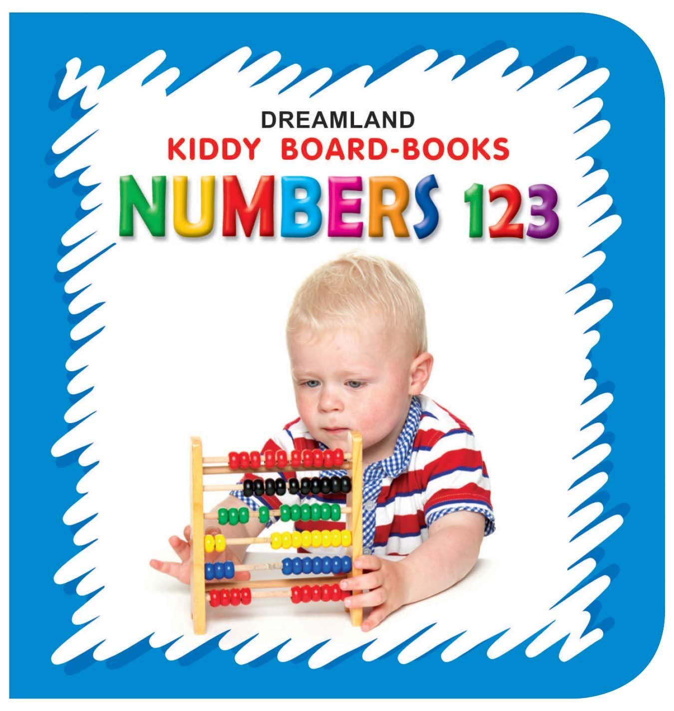 Kiddy Board Book  Numbers 123 | First Counting Book for Babies & Toddlers Age 02 | Fun with Numbers & Bright Pictures to Teach