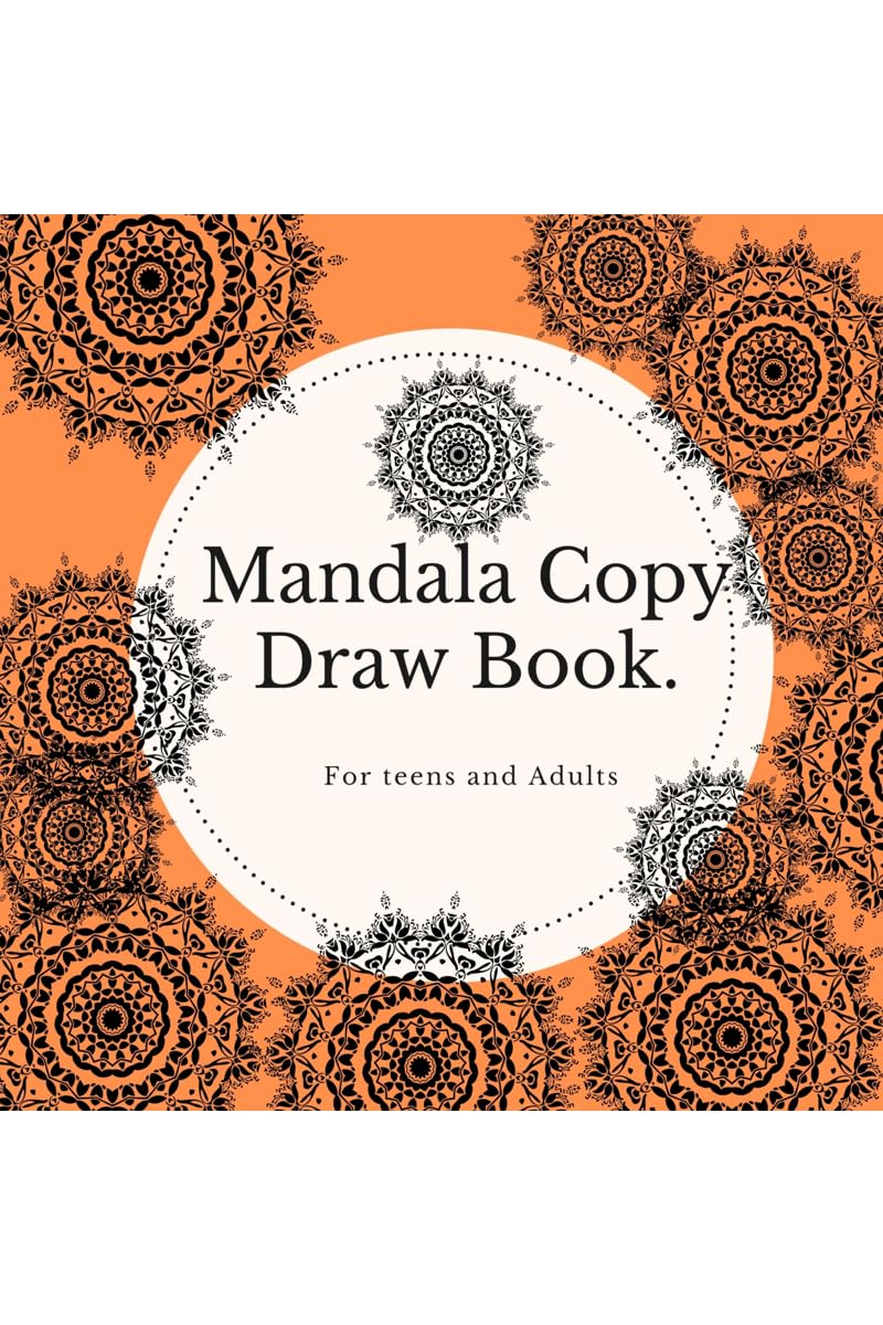 Mandala Copy Draw Book