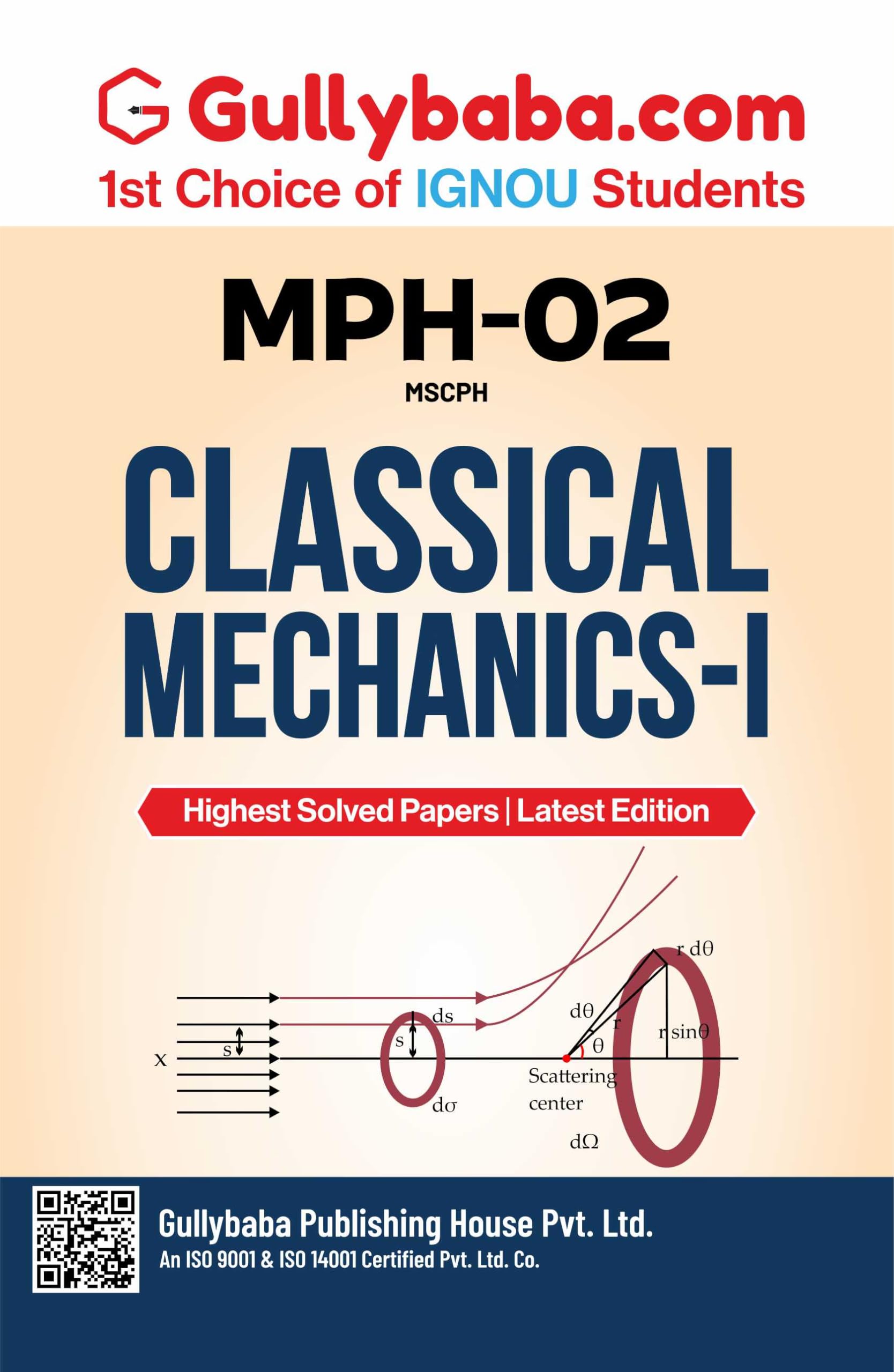 MPH002 Classical Mechanics (ENG) | IGNOU Latest Study Material with Solved Previous Year Question Paper & Important Exam Notes 