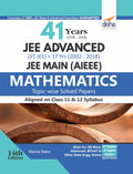 41 Years (19782018) Jee Advanced (IitJee) + 17 Yrs Jee Main (20022018) TopicWise Solved Paper Mathematics