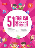 Mtg 51 English Grammar Worksheets Class 7  Grammar Work Books To Practice English Concepts In Interactive Way (Based On Cbse/Nce