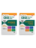 Together with CBSE Science & Mathematics Std Class 10 Question Bank Exam 2025 (Set of 2 Books) (Chapterwise & Topicwise)
