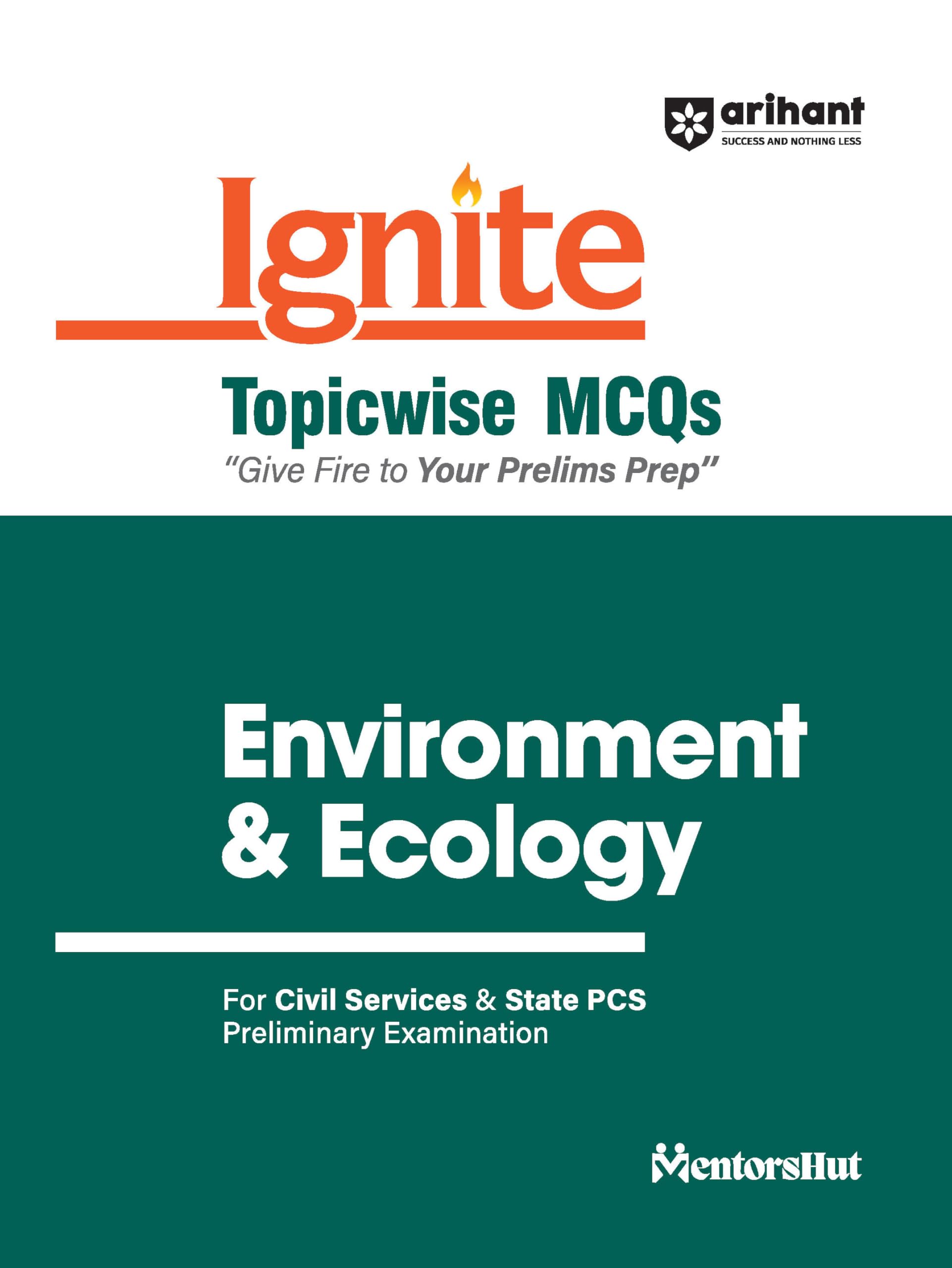 (Old Title) Arihant Ignite Series for UPSC Prelims Topicwise MCQs for Environment & Ecology For Exam 2025
