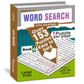 Hello Friend Books Word Search Puzzles Book with Solutions: 150+ Puzzles from Easy to Hard for Adults (Book 6): Word Search Book