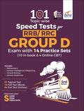 101 Topicwise Speed Tests for RRB/ RRC Group D Exam with 14 Practice Sets (10 in book & 4 Online CBT) 3rd Edition