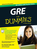 Gre For Dummies: With Practice Online, 8Ed | E