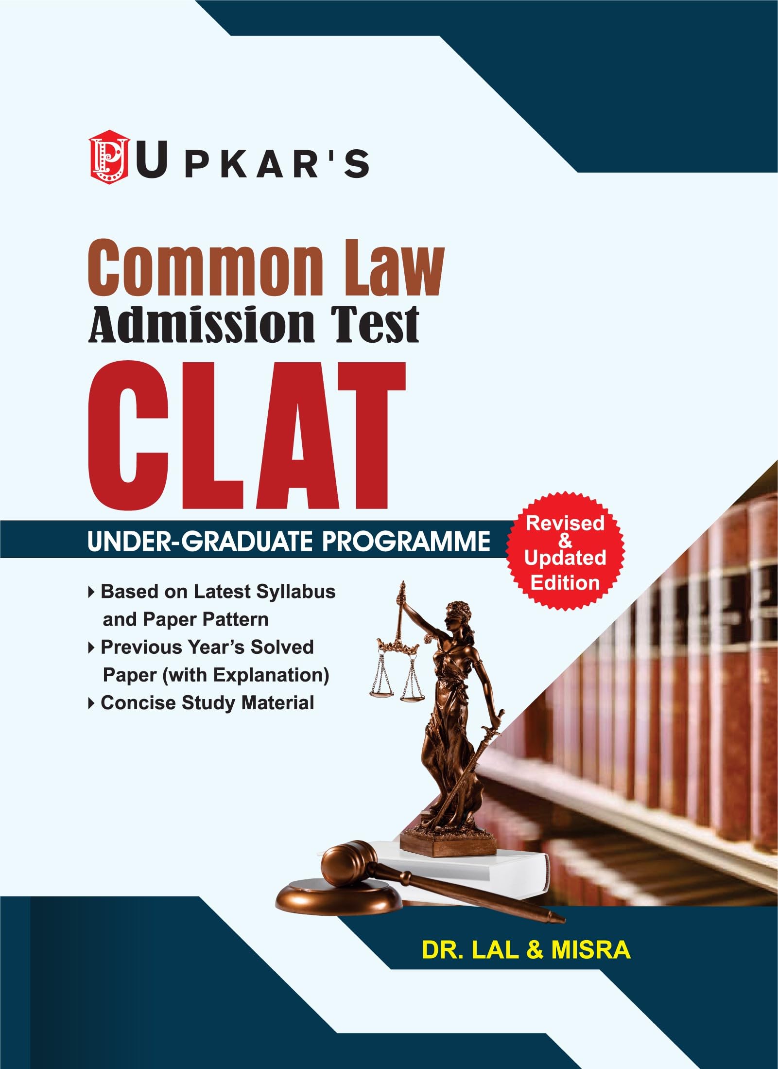 Common Law Admission Test (CLAT)  UnderGraduate Programme | English, Legal Reasoning, Logical Reasoning, General Knowledge & C