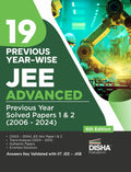 19 YearWise Jee Advanced Previous Year Solved Papers 1 & 2 (2006  2024) 6Th Edition | Answer Key Validated With Iitjee Jab | P