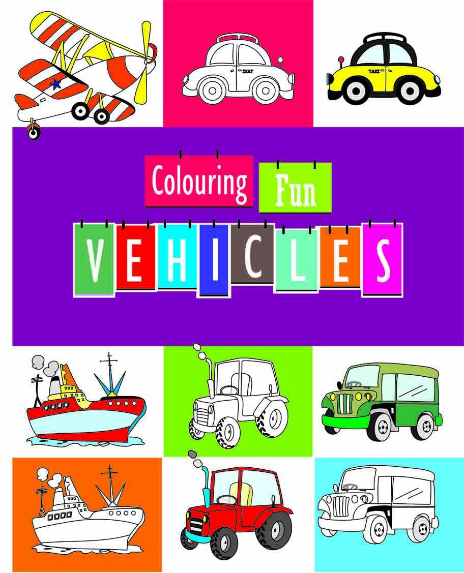 Colouring Fun  Vehicles