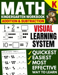 Math Kindergarten Workbook: Addition And Subtraction, Numbers 120, Activity Book With Questions, Puzzles, Tests With (Grade K M