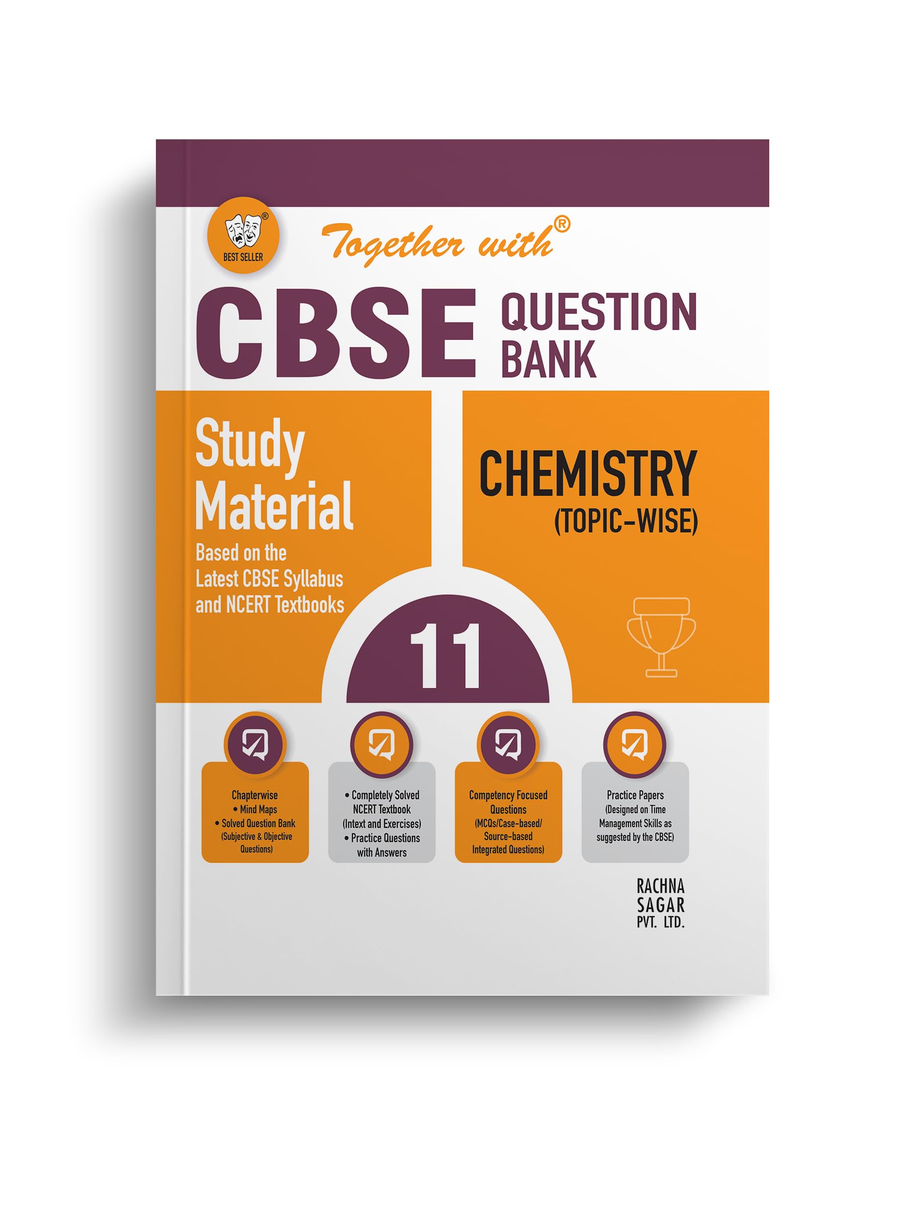 Together with CBSE Question Bank Class 11 Chemistry with Sample Paper for Exam 2024 (Chapterwise & Topicwise)