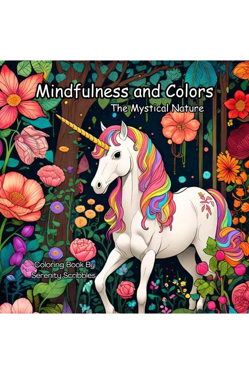Mindfulness and Colors : Adult Coloring Book for Stress Relief and Relaxation with a Magical Journey