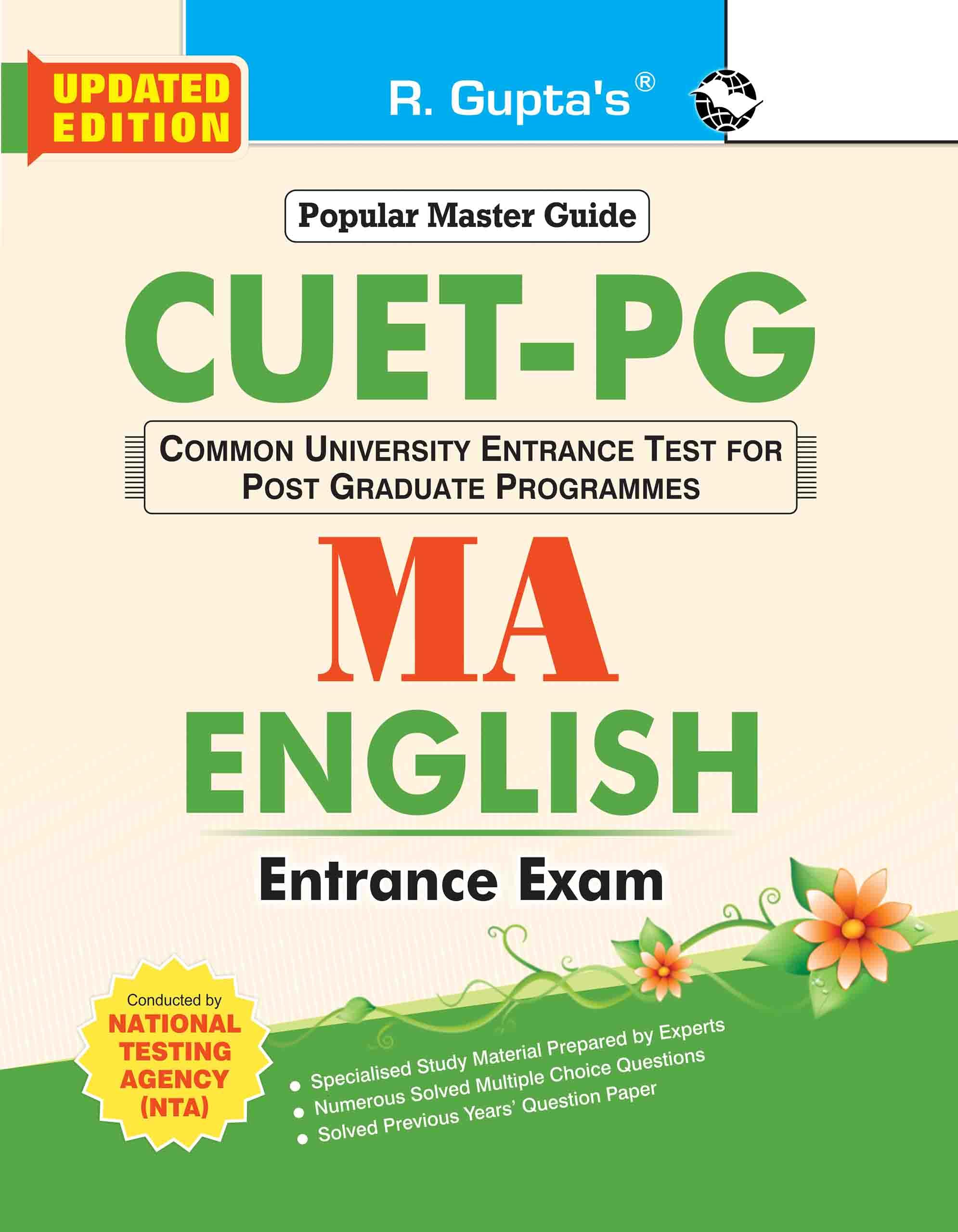 CuetPg : Ma English Entrance Exam Guide
