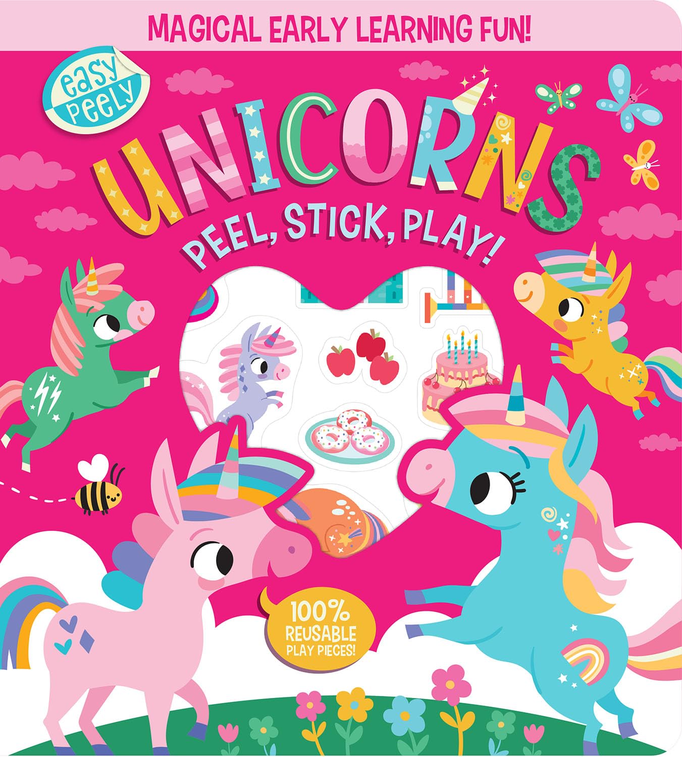 Easy Peely Unicorns  Peel, Stick, Play!