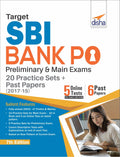 Target Sbi Bank Po Preliminary & Main Exam  20 Practice Sets + Past Papers (201715)  English 7Th Edition