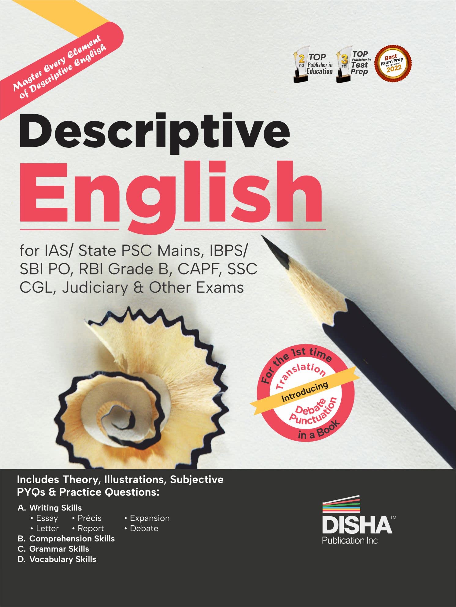 Descriptive English For Ias/ State Psc Mains, Ibps/ Sbi Po, Rbi Grade B, Capf, Ssc Cgl, Judiciary & Other Exams | Previous Year 