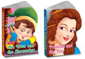Sawan Enchanted Fairy Tale Story Books | Pack Of 2 Books | Cut Out Die Cut Shape Books (V4)