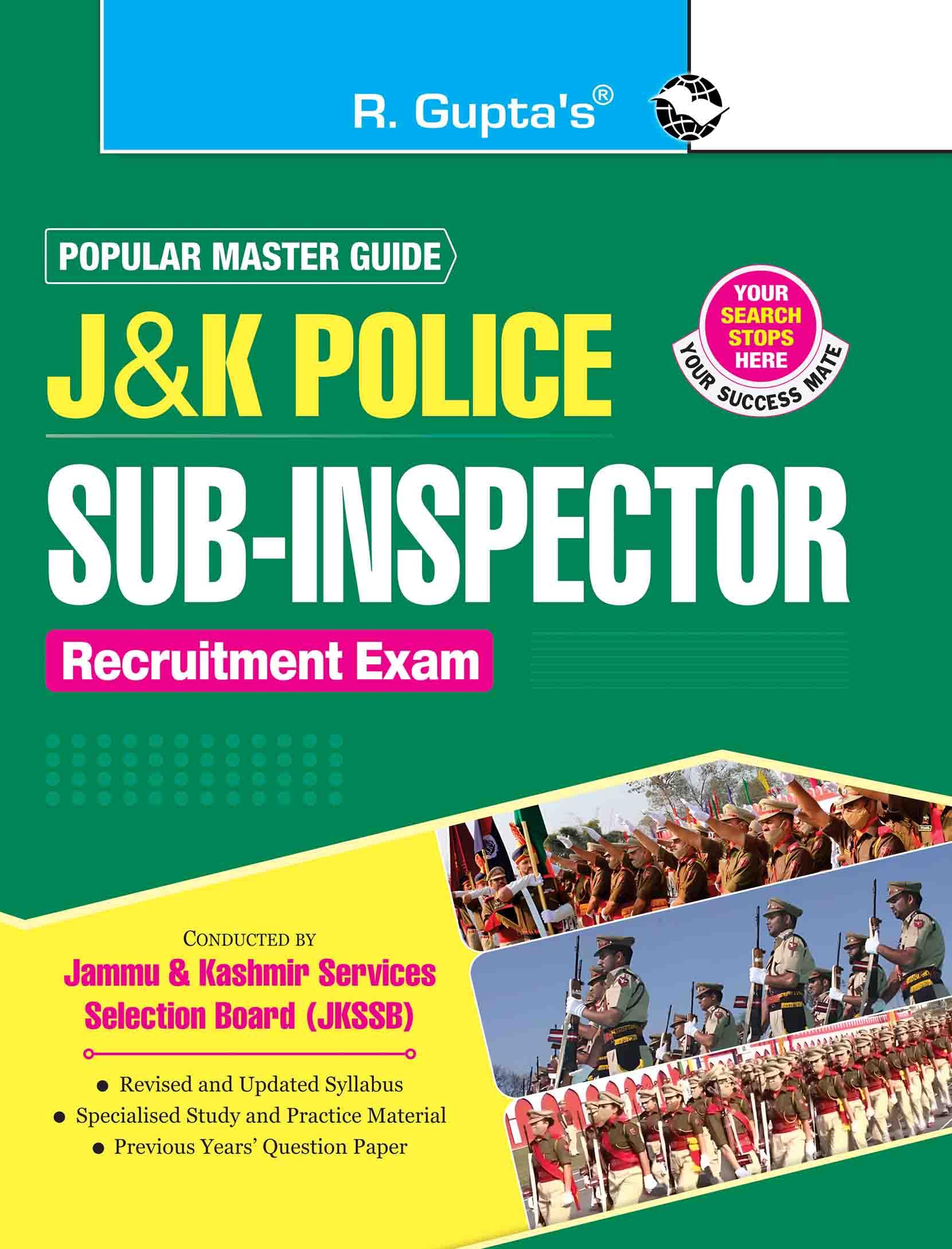J&K Police: SubInspector Recruitment Exam Guide