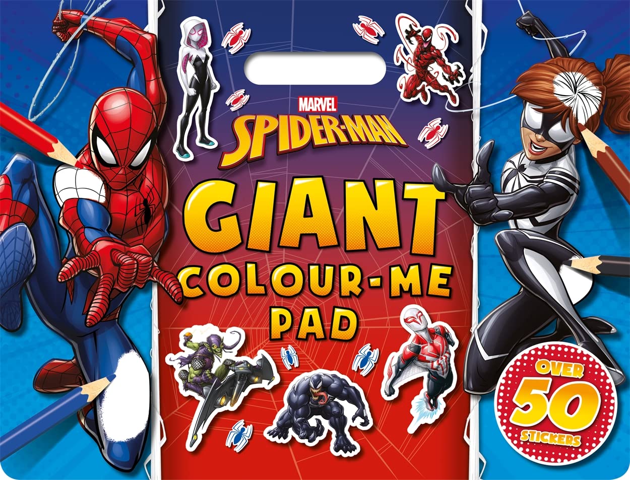 Marvel SpiderMan: Giant Colour Me Pad