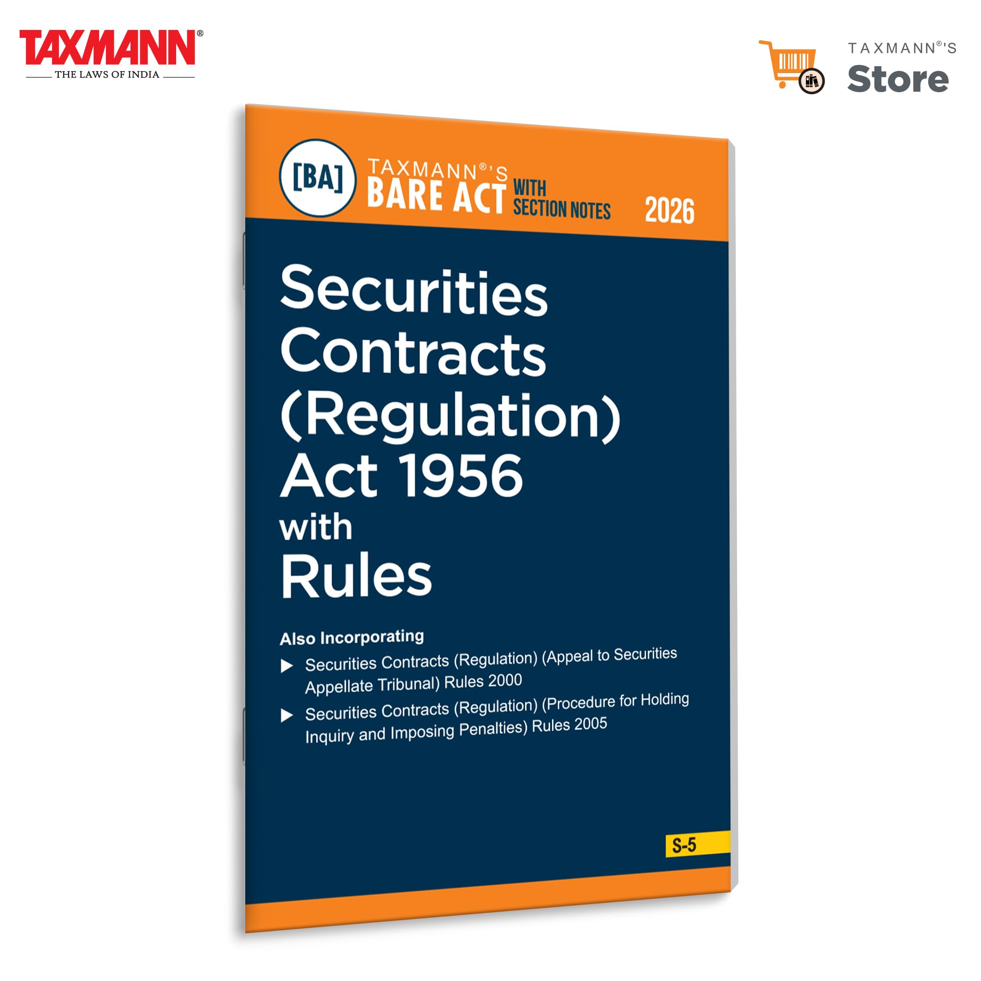 Taxmanns Securities Contracts (Regulation) Act 1956 with Rules [Bare Act with Section Notes]  Statutory Reference Consolidati