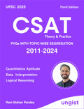 UPSC 2025 CSAT Theory and Practice Book, Third Edition, PYQs with Topicwise Segregation 20112024