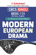 Gullybaba IGNOU CBCS BA (Honours) 6th Sem BEGC113 Modern European Drama in English