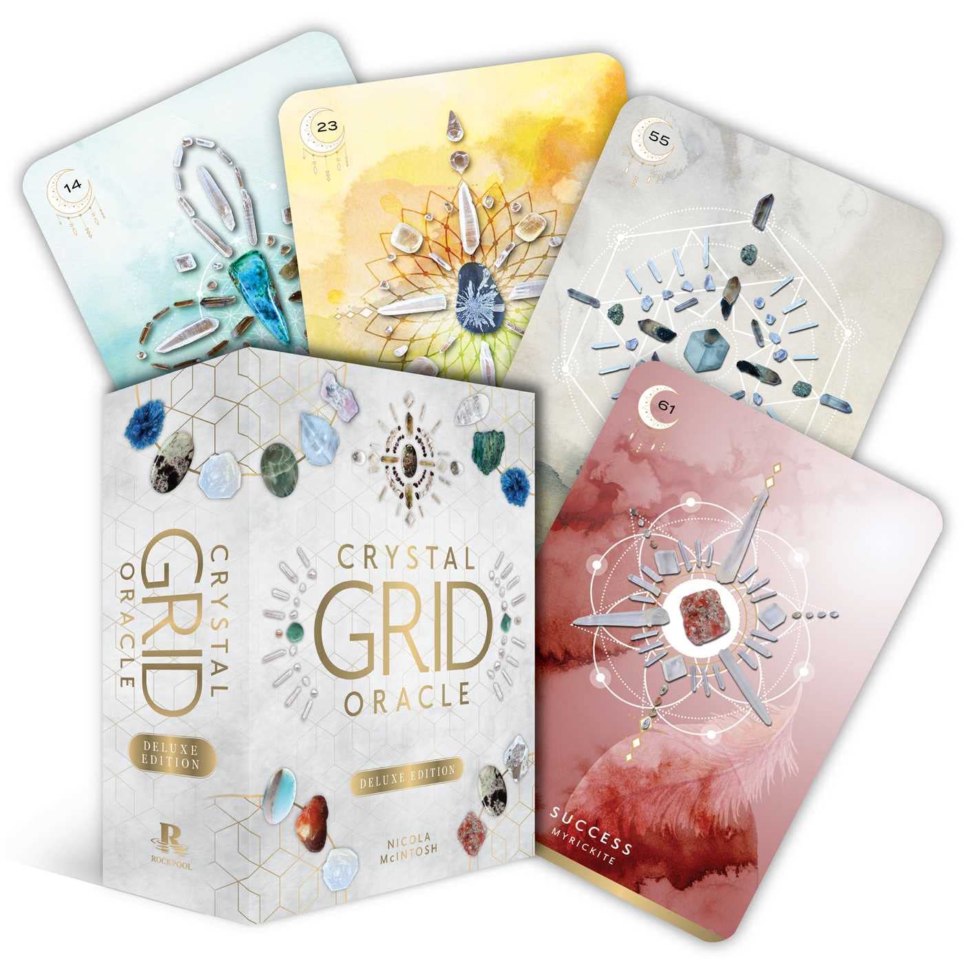 Crystal Grid Oracle  Deluxe Edition: (72 Gilded Cards and 176Page FullColor Guidebook)