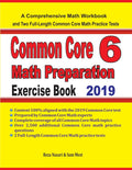 Common Core 6 Math Preparation Exercise Book: A Comprehensive Math Workbook and Two FullLength Common Core 6 Math Practice Test