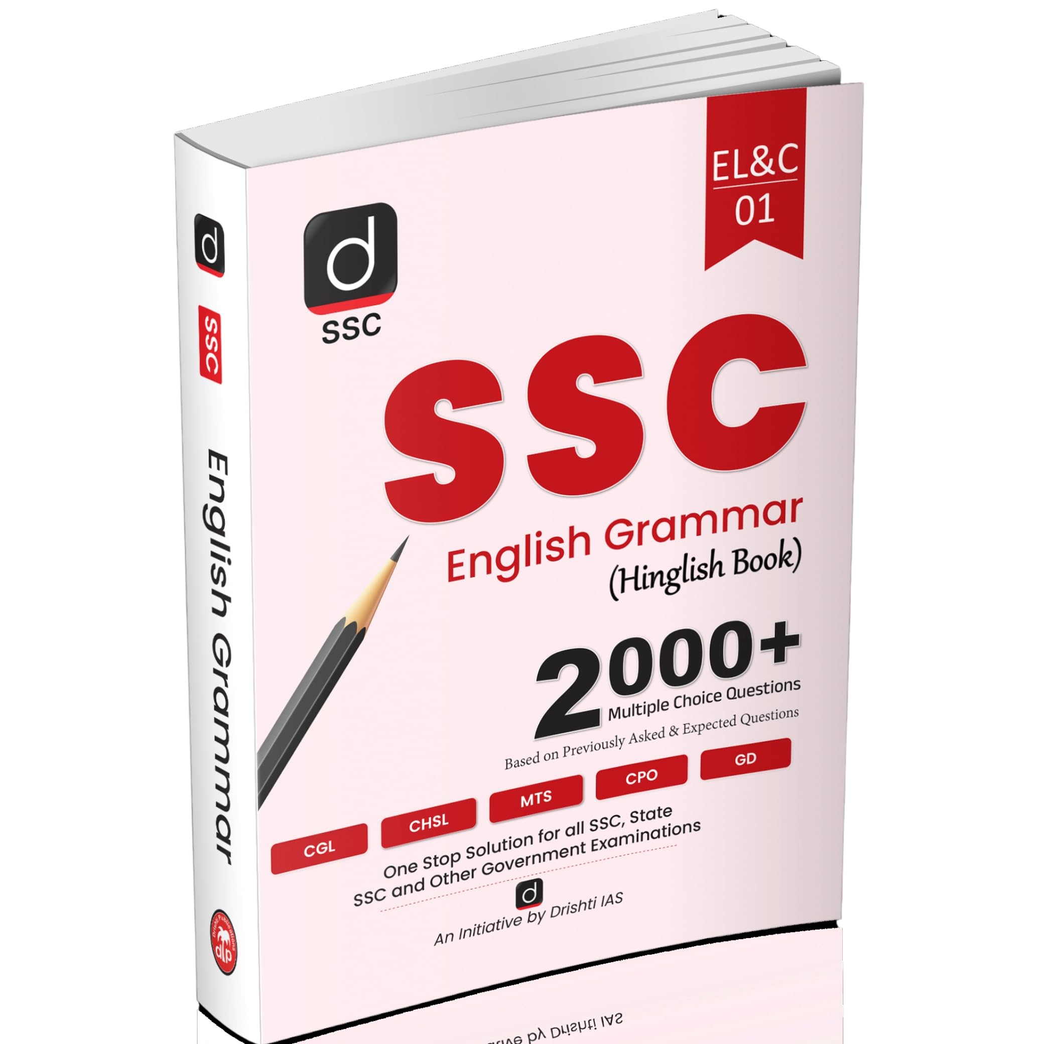 Drishti Ias English Grammar, For Ssc Cgl, Chsl, Cpo, Mts, Gd, Stenographer & StateLevel Exams, Chapterwise Practice + Previous 