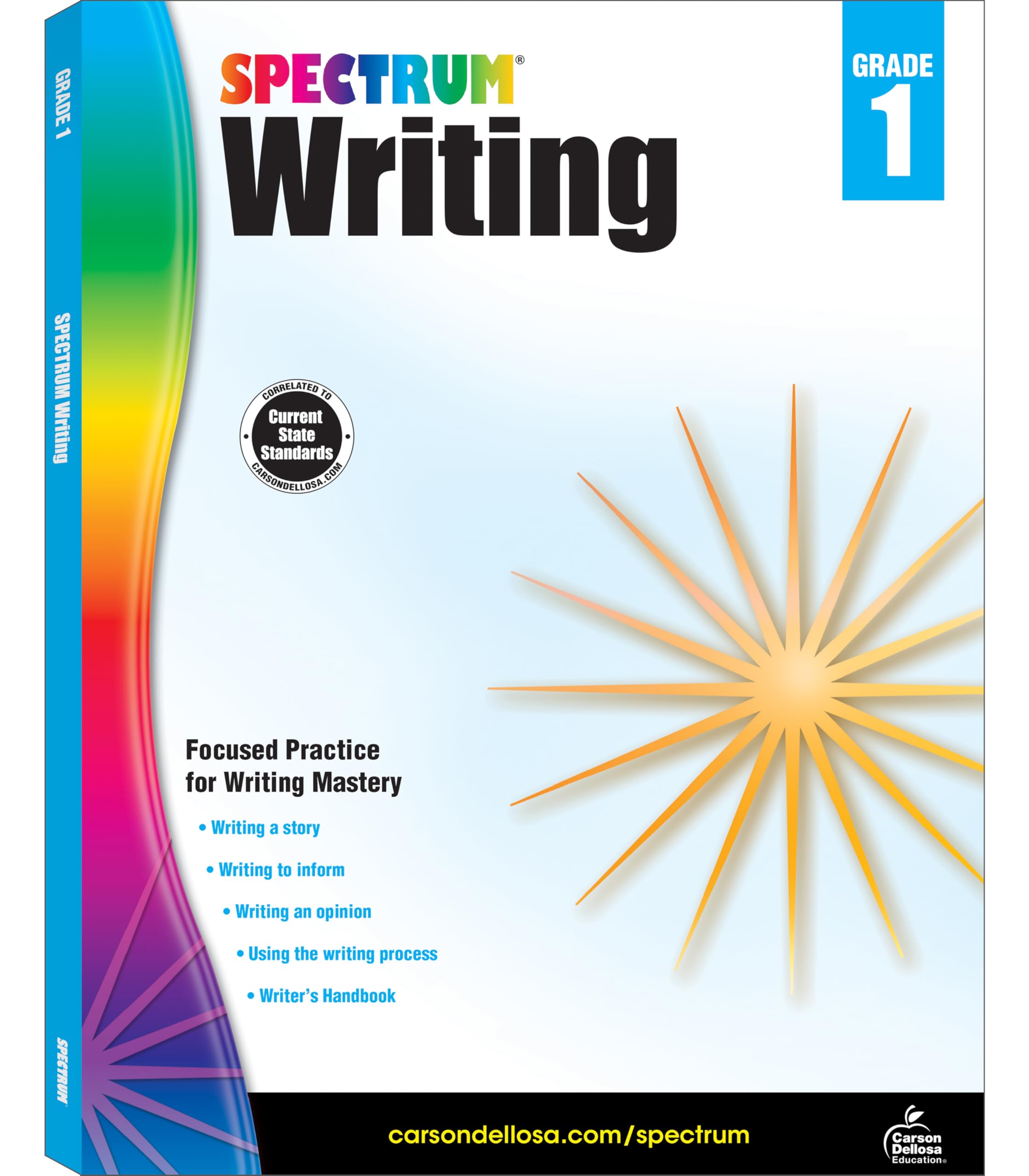 Spectrum Writing 1st Grade Workbooks, Learn to Write a Story, to Inform, an Opinion, Handwriting Practice for Kids 57, Classroo