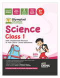 Disha Olympiad Champs Science Class 1 With ChapterWise Previous 13 Year (2013  2025) Questions 6Th Edition | Complete Prep Gui